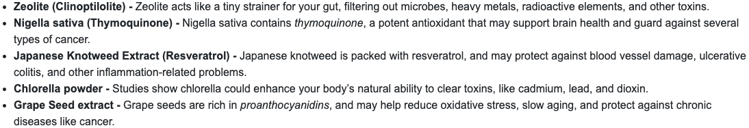 ingredients